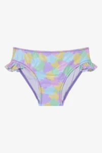 Penti Girl's Shiny Flower Frilly Halter Neck Bikini Set - Image 3