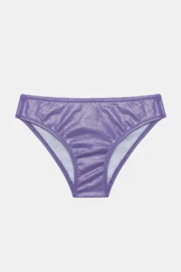 Penti Girls' Shiny Purple Bandeau Bikini Set - Image 3