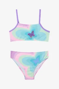 Penti Girl's Rainbow Butterfly Halter Neck Bikini Set