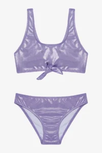 Penti Lilac Girls' Shiny Barbell Collar Bikini Set
