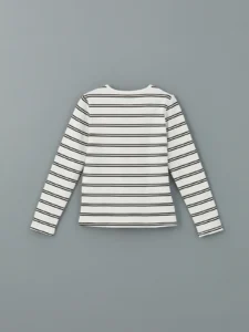 LCW Kids Black Crew Neck Girls' T-Shirt - Image 2