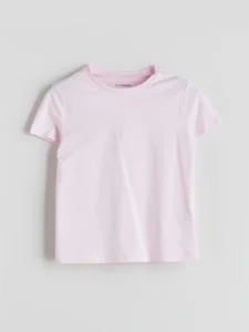 LCW Kids Yellow Crew Neck Plain Combed Cotton Girls' T-Shirt - Image 5