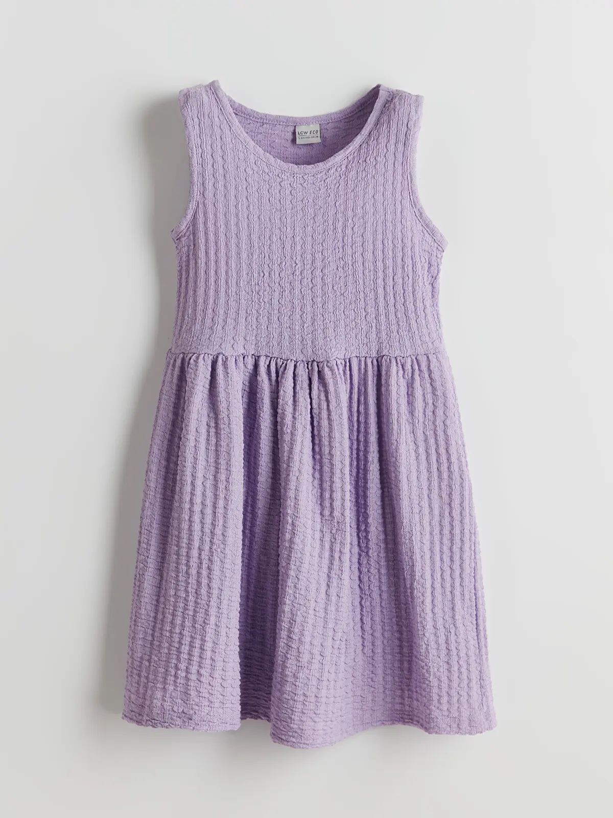 S5L766Z4-FYE_1 Crew Neck Girls Kids Dress - Image 1