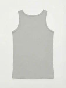 LCW Kids Gray Crew Neck Boys' Tank Top - Image 2