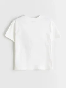 LCW Kids White Dinozor Printed Boys' T-Shirt - Image 3