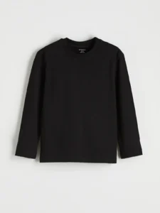 LCW Kids Black Crew Neck Boys' T-Shirt - Image 2