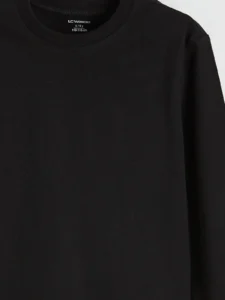 LCW Kids Black Crew Neck Boys' T-Shirt - Image 4
