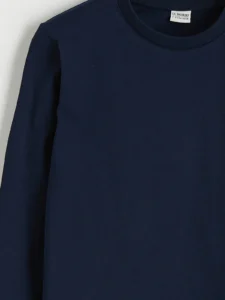 LCW Kids Navy Blue Basic Boys' T-Shirt - Image 4