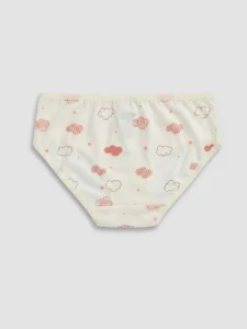 LCW Kids Ecru Patterned Girls' Panties - Image 2