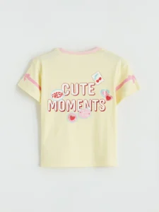 Crew Neck Printed Girls' T-Shirt 2 Sets - Image 8