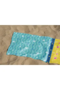 Erays Home Seaside Pattern Printed Beach Towel Cotton Children's Beach Towel Sea Towel - Image 4