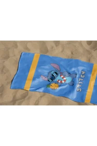 Erays Home Stitch Patterned Printed Beach Towel Cotton Children's Beach Towel Sea Towel - Image 4