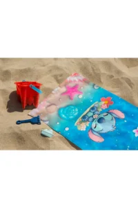 Erays Home Stitch Patterned Digital Printed Children's Beach Towel Cotton Beach Towel Sea Towel - Image 2