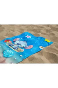 Erays Home Stitch Patterned Digital Printed Children's Beach Towel Cotton Beach Towel Sea Towel - Image 4