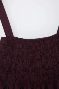 Trendyol Curve Burgundy Weaving Plus Size Dress - Image 5