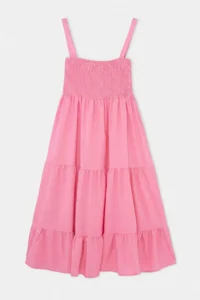 Trendyol Curve PINK Weaving Plus Size Dress