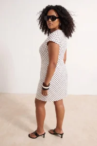Trendyol Curve Multicolored Weaving Plus Size Dress - Image 4
