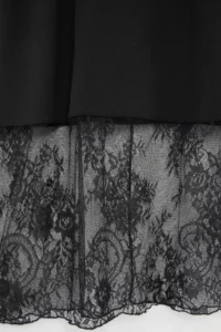 Trendyol Curve Black Lace Detailed Knitting Plus Size Dress - Image 6