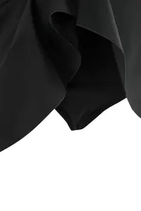 Trendyol Curve Black Barbell Neck Etekli Plus Size Swimsuit - Image 5