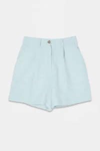 Drop by TrendyolMilla BLUE Elastic Waist Wide Leg Cotton with pocket Pants