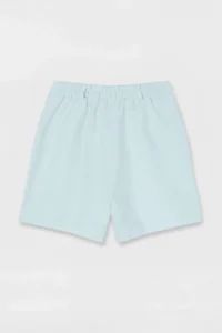 Drop by TrendyolMilla BLUE Elastic Waist Wide Leg Cotton with pocket Pants - Image 3