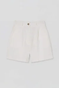 Drop by TrendyolMilla WHITE Elastic Waist Wide Leg Cotton with pocket Pants