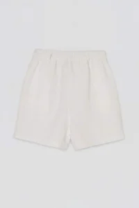 Drop by TrendyolMilla WHITE Elastic Waist Wide Leg Cotton with pocket Pants - Image 2