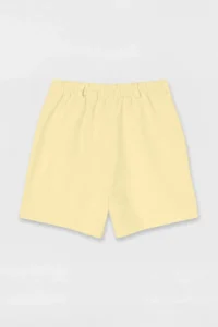 Drop by TrendyolMilla Yellow Elastic Waist Wide Leg Cotton with pocket Pants - Image 3