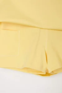 TRENDYOLMİLLA Yellow Scuba Shorts Skirt Shorts & Bermuda - Image 7