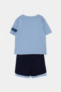 BLUE Boys' Plain Knitting Bottom - Top Set - Image 7