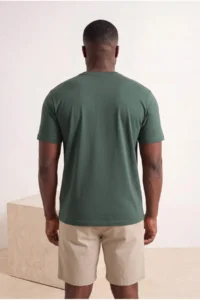 MAN Brown-Green Plus Size 2 Sets Paket Regular/Normal Cut T-Shirt - Image 5