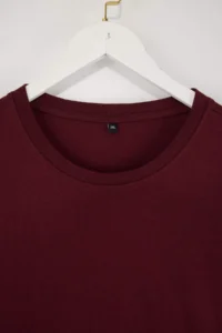 MAN Burgundy- Navy Blue -Gray Regular/Relaxed Cut 3 Pack Plus Size T-Shirt - Image 13