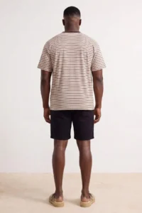 MAN Plus Size Black Regular Fit Flexible Material Shorts & Bermuda - Image 4