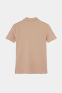 MAN Camel Regular/Rahat Zippered textured Material Knitting Polo Shirt Shirt Collar T-Shirt - Image 6