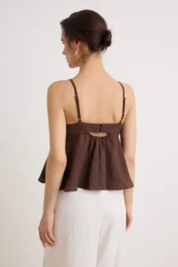TRENDYOLMİLLA Brown Blouse - Image 4