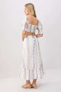 TRENDYOLMİLLA WHITE Weaving Bottom&Top Bottom - Top Set - Image 4