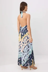 TRENDYOLMİLLA Multicolored Floral Maxi Weaving Dress - Image 4