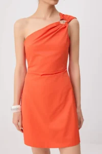 TRENDYOLMİLLA Pomegranate Blossom with accessories Mini Weaving Dress - Image 3
