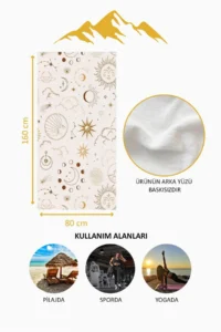 Dolce Mariee Digital Printing Beach Sea Towel Sun and Star Patterned Loincloth HVL0083 - Image 4