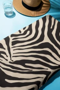 Dolce Mariee Digital Printing Beach Sea Towel Zebra Patterned Loincloth HVL0185 - Image 2