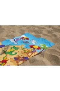 Erays Home Jungle Animals Patterned Beach Towel Children's Beach Sea Towel - Image 2