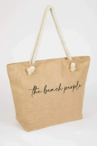 DeFacto Women Wicker Beach Bag - Image 2