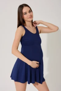 myfirstsea Maternity Women OF shorts One Piece Swimsuit Lycra - Image 3