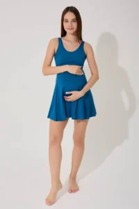 myfirstsea Maternity Women OF shorts One Piece Swimsuit Lycra - Image 3
