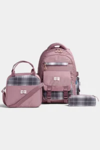 By Hakan My Polo 2086 Set of 3 Children Primary School Secondary School Backpack with Pen Holder Lunch Bag GÜLKUR - Image 2