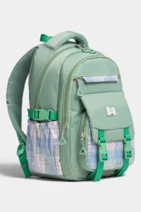 By Hakan My Polo 2086 Set of 3 Children Primary School Secondary School Bag Backpack with Pen Holder Lunchbox GREEN - Image 3