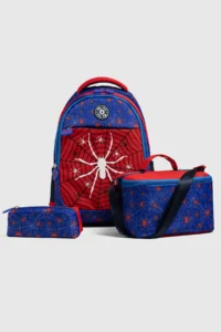 By Hakan My Polo 2075 Set of 3 Boys Primary School Bag with Pen Holder Lunch Bag Backpack RED - Image 2