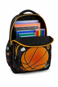 Çantaland Set of 4, Boy's Patterned Primary School School Bag + Lunch Box + Pencil Holder + Eraser Holder - Image 2