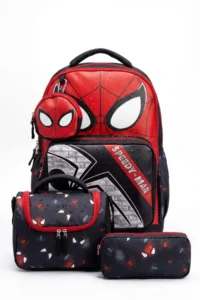Çantaland Set of 4, Boy's Patterned Primary School School Bag + Lunch Box + Pencil Holder + Eraser Holder - Image 7