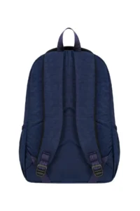 Çantaland 5 Compartment Luxury Crinkle Fabric High School and Middle School Backpack + Monkey Keychain Gift - Image 4